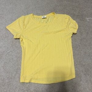 Destined Size Small Yellow Tee Shirt